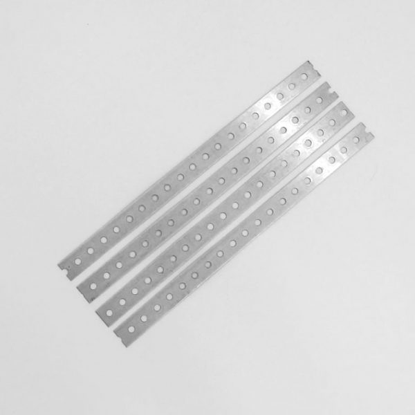 SFB300 Steel Fixing Band 300mm. Hole positions may vary slightly as illustrated.
