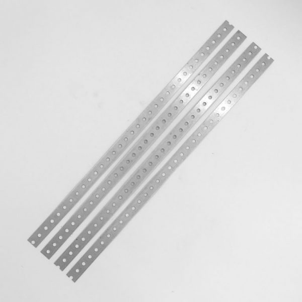 SFB500 Steel Fixing Band 500MM. Hole positions may vary slightly as illustrated.